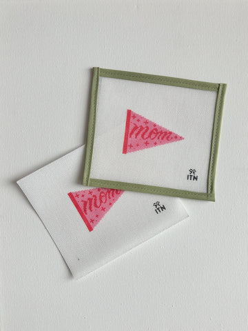 Mom Pennant Canvas