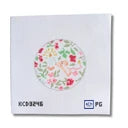 Mouse with Candle Round Printed Canvas