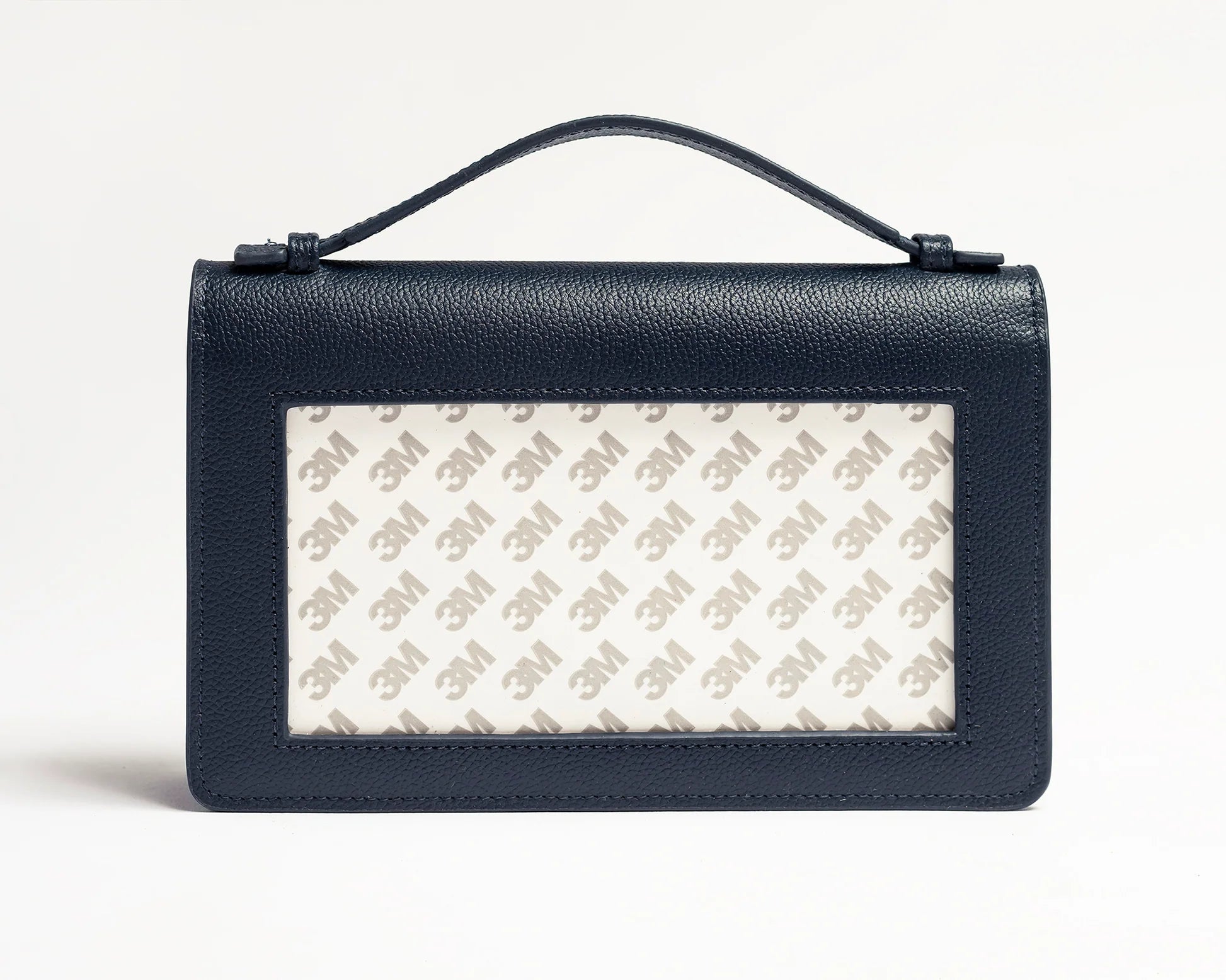 Rachel Barri Designs The Everyday Cutch - Navy + Silver Chain