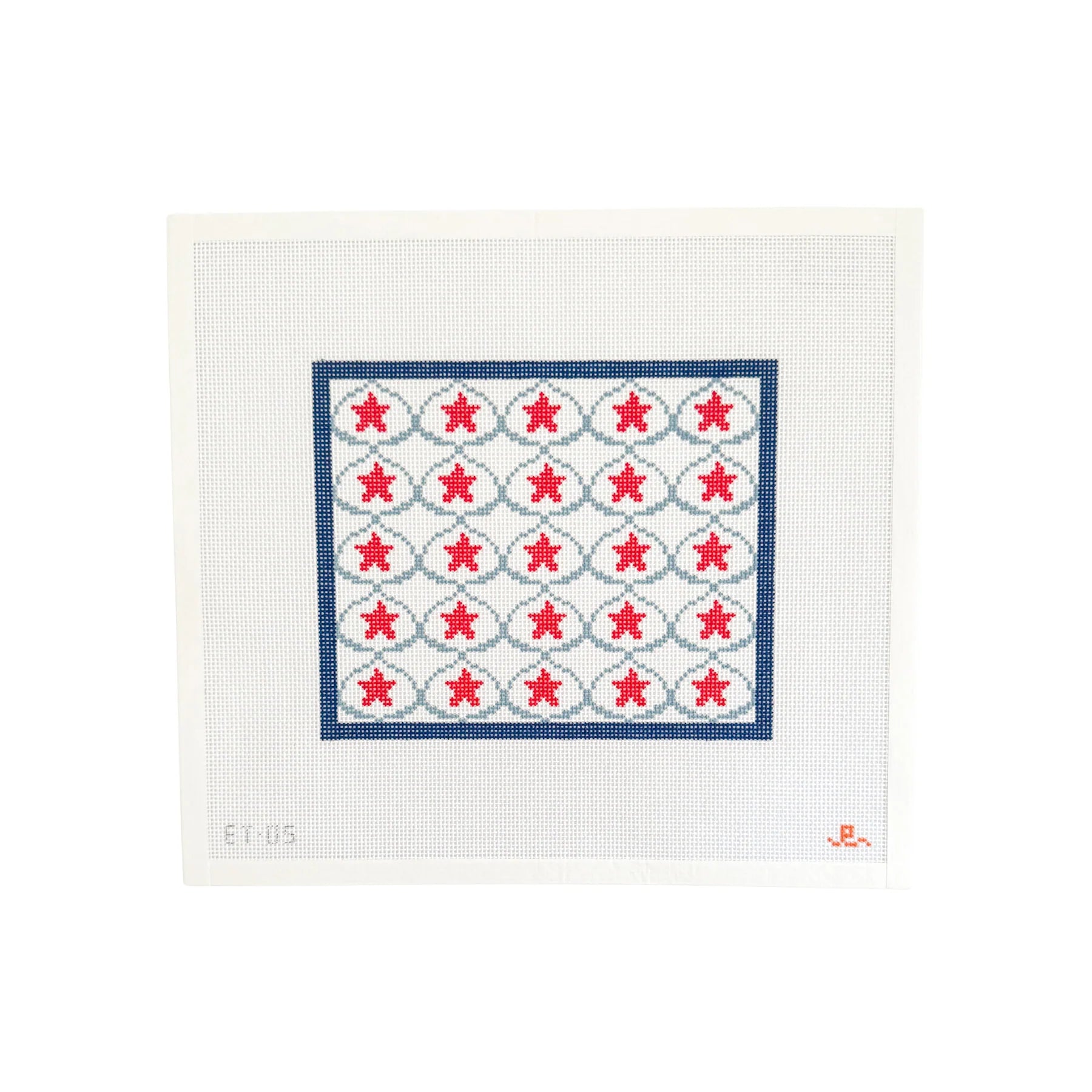 Patriotic Pattern Canvas