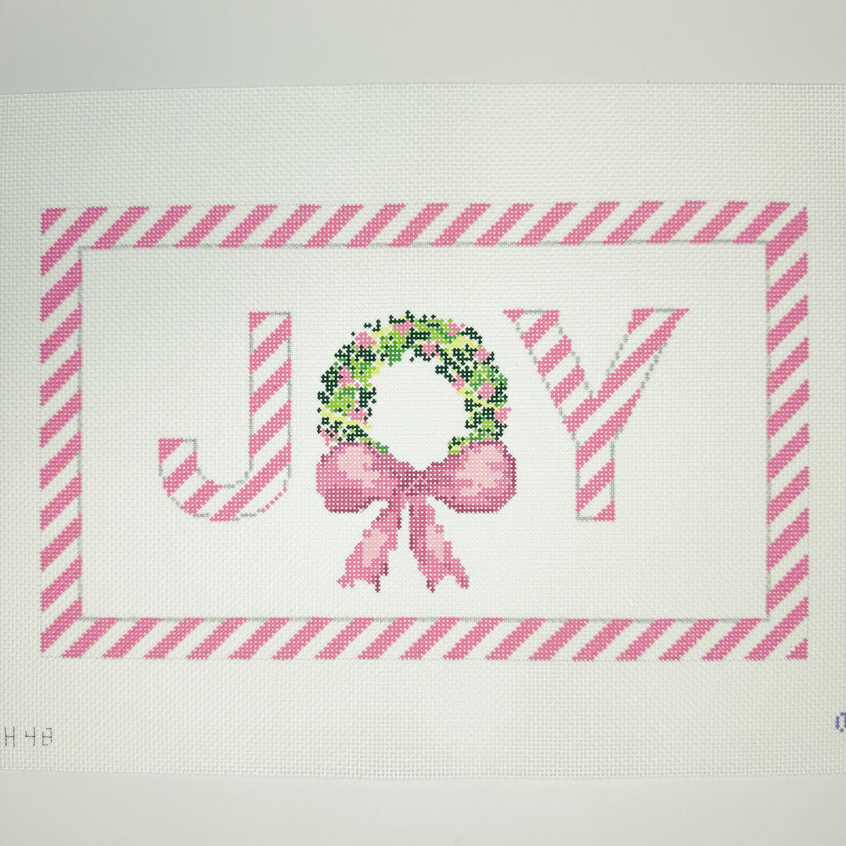 Peppermint Joy Red Canvas