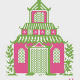 Pink Pagoda Canvas