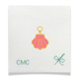Pink Scallop Charm