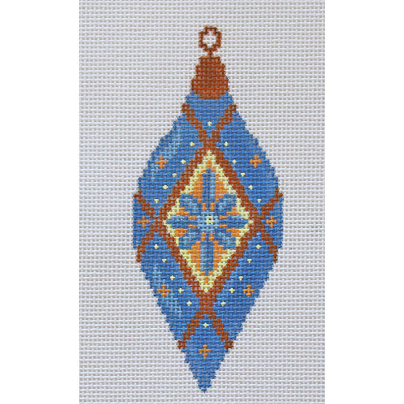 Vintage Ornaments: True Blue Canvas