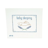 Baby Sleeping Canvas -Blue