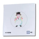 Snowman Ornament Printed Canvas