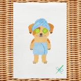 Spa Doggy Canvas