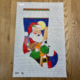 Sport Equipment Santa Stocking Canvas