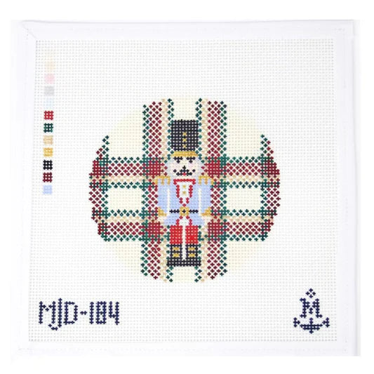 Mr. Tartan Plaid Nutcracker Canvas
