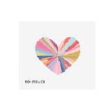 Tie Dye Heart Canvas